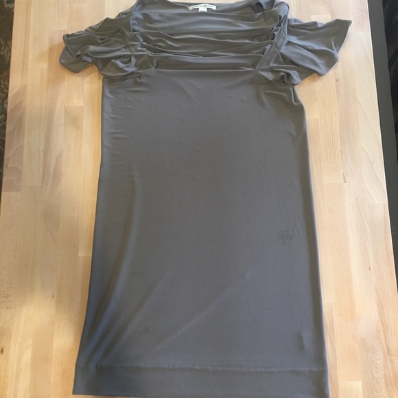 Banana Republic - Stretch Gray Dress Mini - Picture 1 of 6